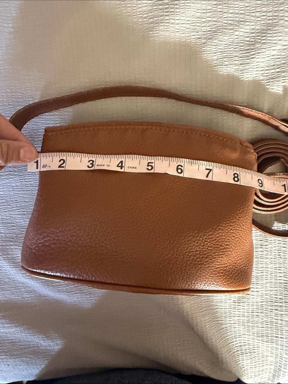 COACH 4918 MADE IN USA 🇺🇸 Classic COGNAC Leather Crossbody Bag - Picture 4 of 17